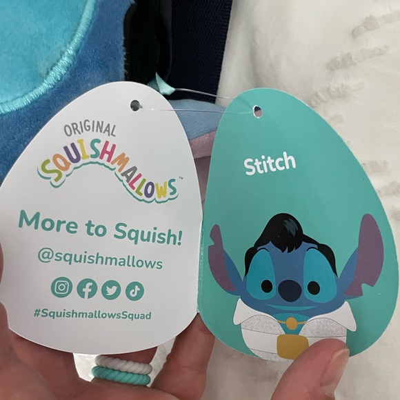 NWT Squishmallows Disney: Elvis Stitch 8” - Picture 4 of 7